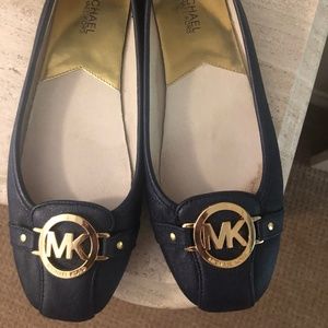 Michael Kors navy Fulton Moccasin woman’s size 9